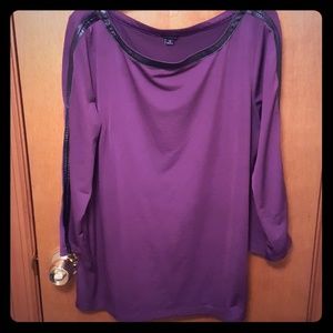 Deep purple Ann Taylor blouse